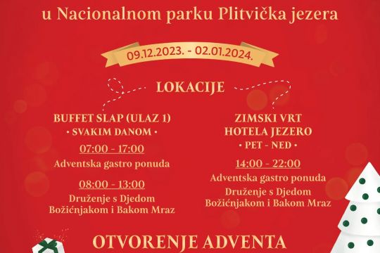 Advent u NP Plitvička jezera